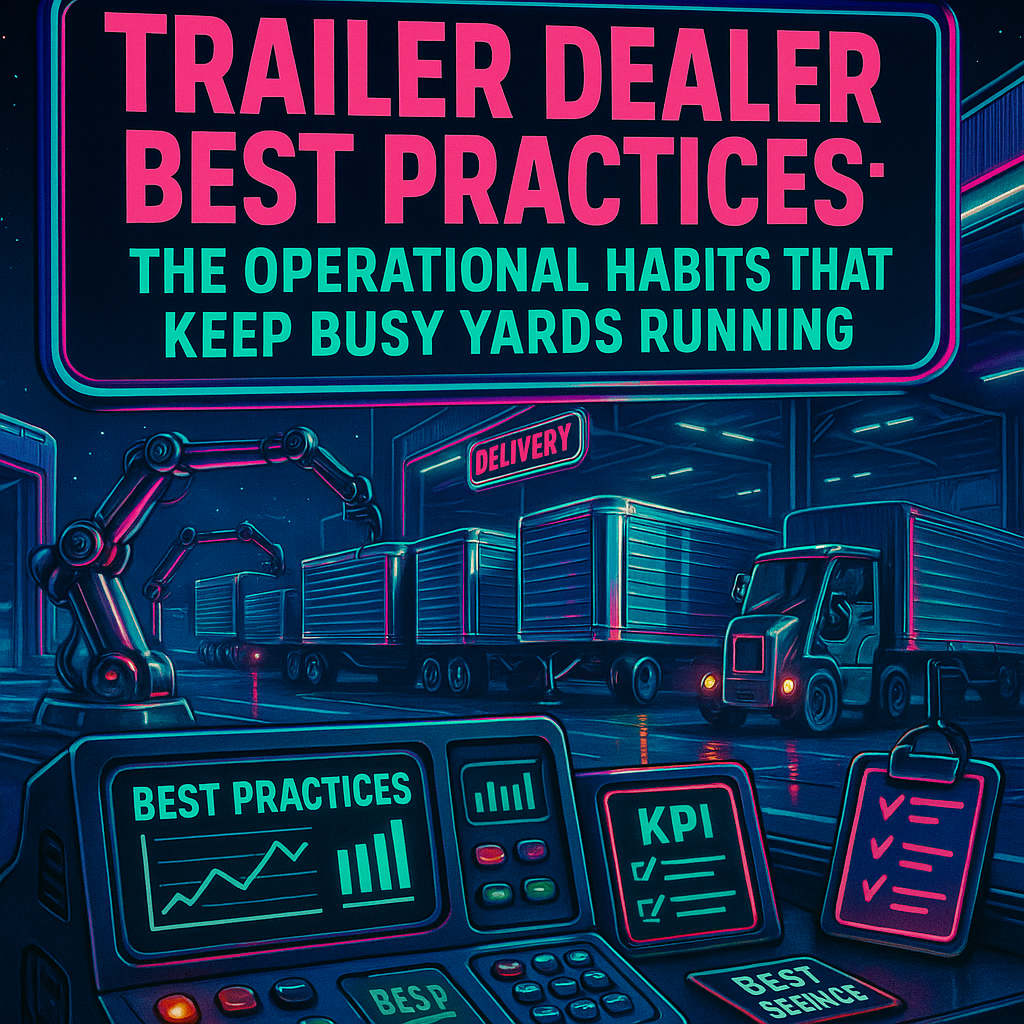 Trailer Dealer Best Practices: The Operational Habits That Keep Busy Yards Running
