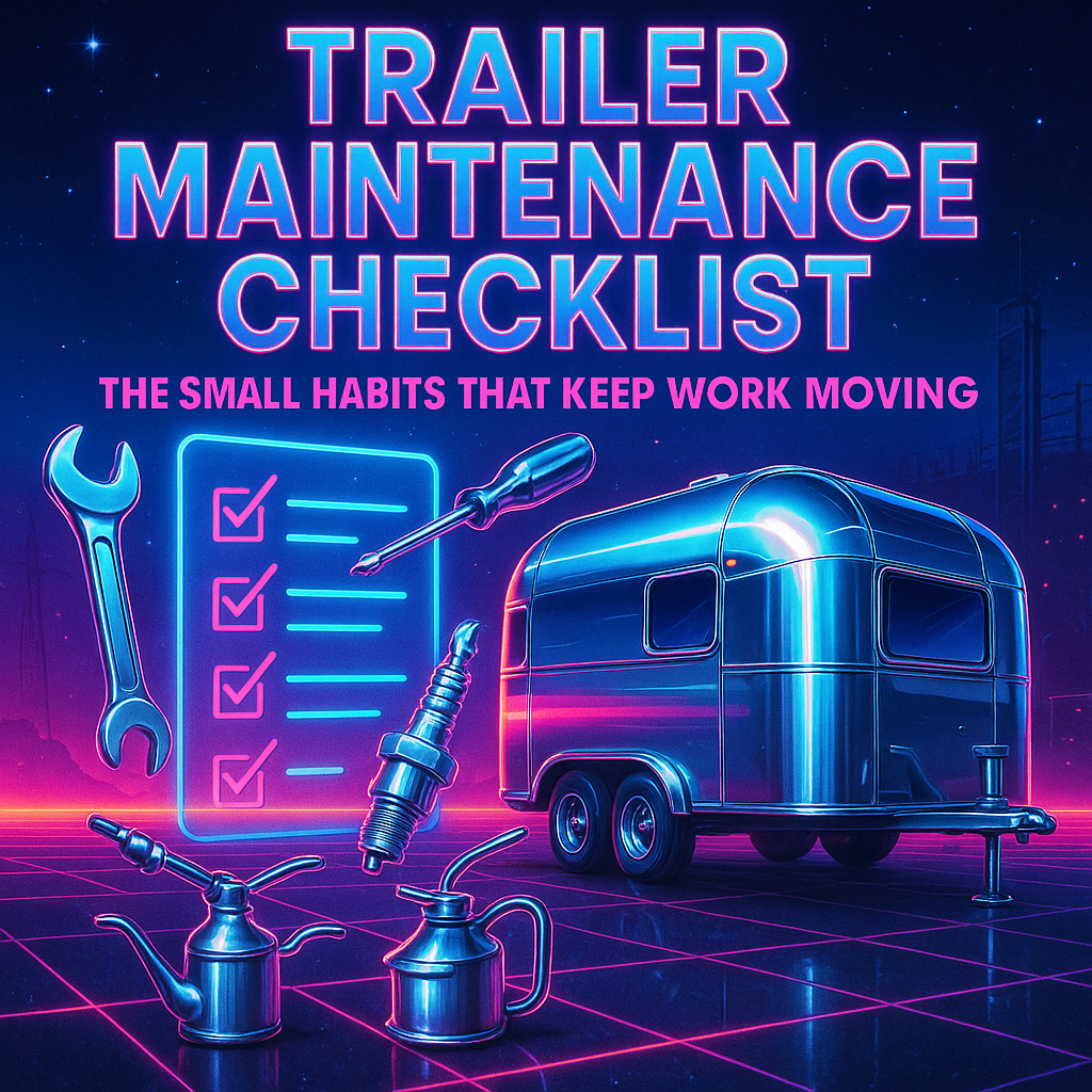 Trailer Maintenance Checklist: The Small Habits That Keep Work Moving