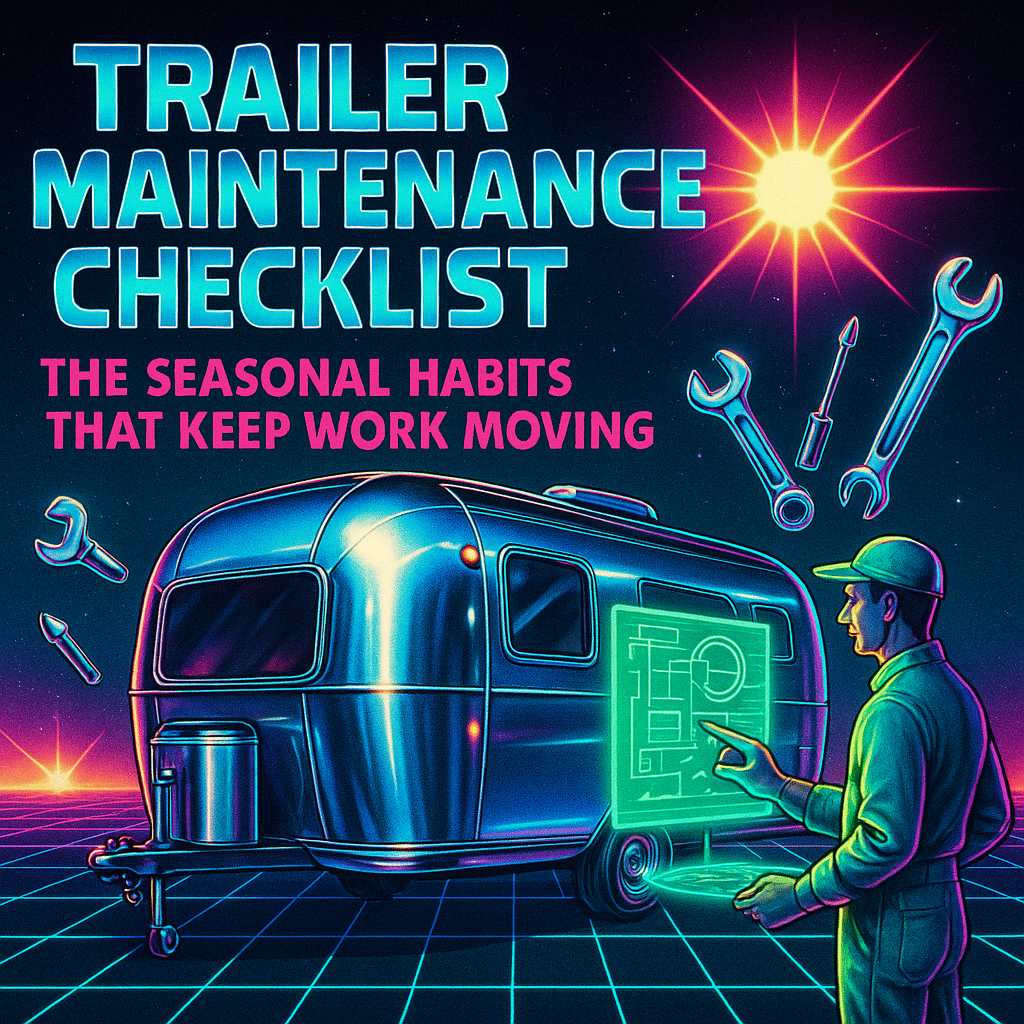Trailer Maintenance Checklist: The Seasonal Habits That Keep Work Moving