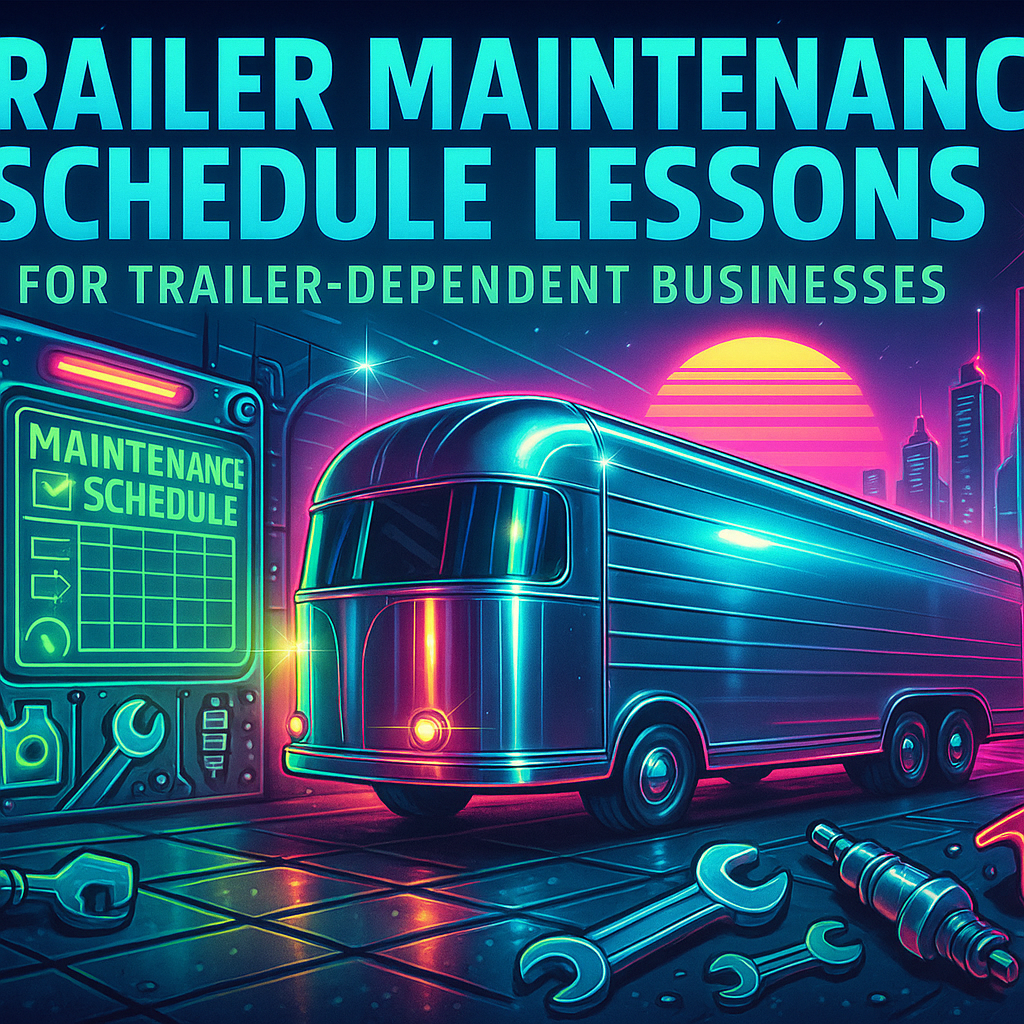 Trailer Maintenance Schedule Lessons for Trailer-Dependent Businesses